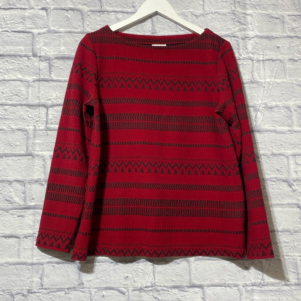 J Jill sweater red